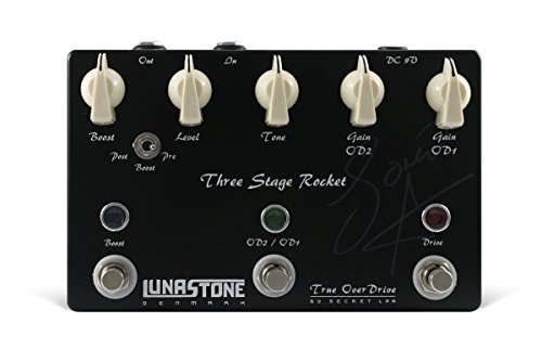 Lunastone Three Stage Rocket オーバードライブ&ブースターペダル