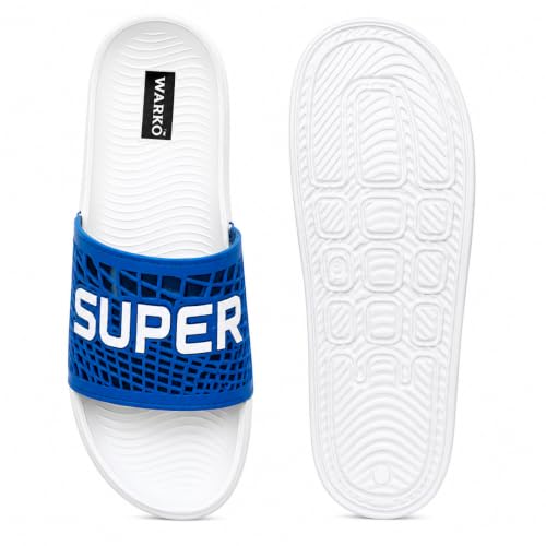 Image of WARKO Slippers For Men | Stylish Chappal For Boys | Soft Cushioned EVA Slides Slipper | Casual FlipFlop Daily Wear Footwear | Indoor Outdoor Use