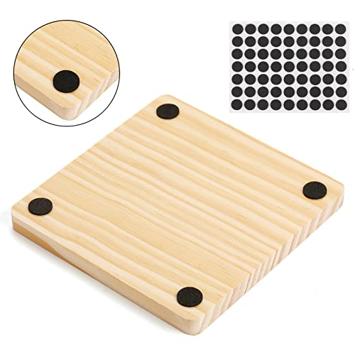 36 Pack Unfinished Wood Coasters, Goh Dodd 4 Inch Square Blank Wooden Coasters Crafts Coasters For Diy Architectural Models Drawing Painting Wood Engraving Wood Burning Laser Scroll Sawing #TOP2