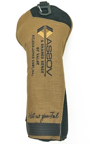 AS2OV �A�b�\�u CORDURA FINE TEX DRIVER COVER GOLF SERIES �h���C�o�[�J�o�[ �S���t�V���[�Y (CAMEL)