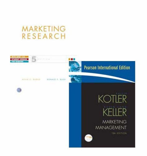 Valuepack:Marketing Research & SPSS 13.0 Student CD Pkg/Marketing Management:International Edition