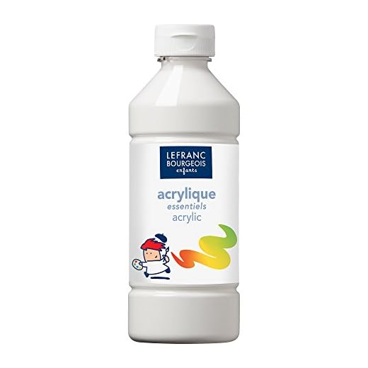 Lefranc & Bourgeois - Pintura acrílica líquida, 500 ml, Color Blanco
