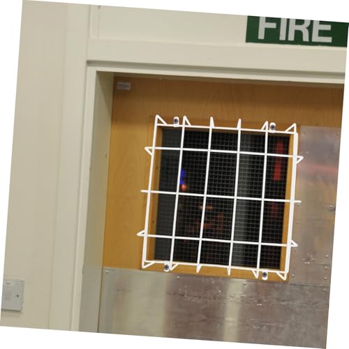 Resguarda focos fijos usando una jaula de alambre de hierro para pared resistente 7