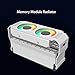 Computer Memory RAM Cooler ARGB Fans, Memory Module Heat Sink with 5V 3 Pin ARGB Sync Light Effect, PWM Temperature Control, Support DDR DDR2 DDR3 DDR4 DDR5 (White)