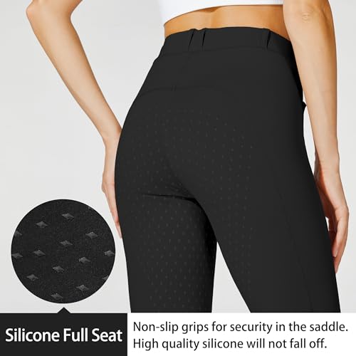 Willit WWR0270808520WW Women'S Riding Pants Full Seat Silicone Breeches Equestrian Horseback Riding Tights thumb #1