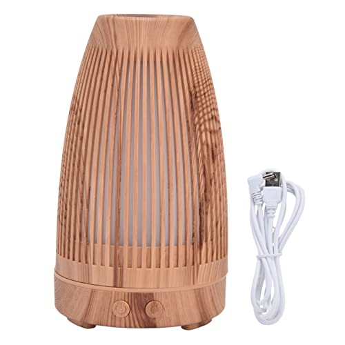 Difusor aromático eléctrico 100-200ml USB recargable de madera