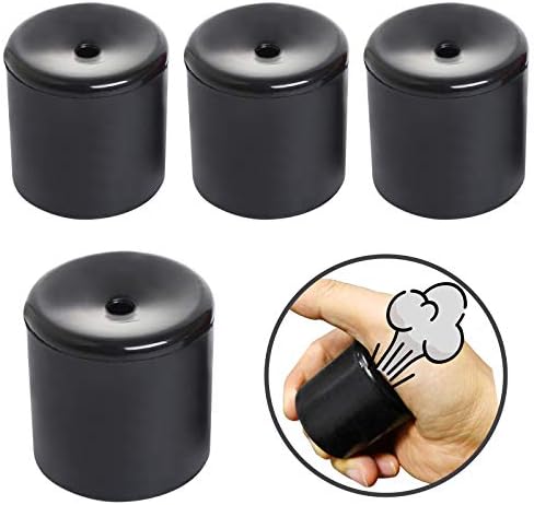 SHENGSEN 4 PCS Novelty Squeeze Pooter Break Machine Funny Le Tooter Prank Breaking Noise Maker Handle Kids Adult Gags Practical Joke Party Gift Breaking Toy (Black)