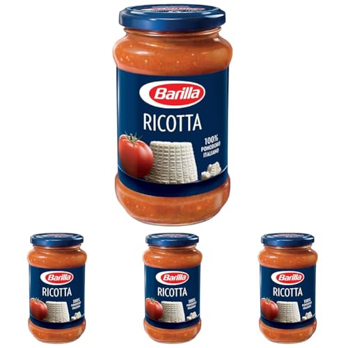 Barilla Sugo con Pomodoro e Ricotta, 400g (Confezione da 4)