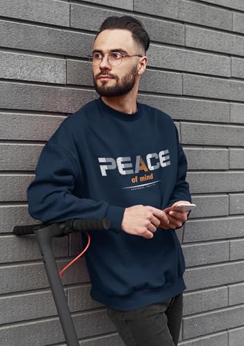 Image of Men Regular Fit Crew-Neck Sweatshirt