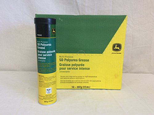 John Deere Multi-Purpose SD Polyurea Grease Case TY6341 OEM (10 ...