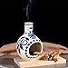 MOUGIGI Handmade Ceramic Palo Santo Holder Burner - Mini Chimenea Incense Dish for Palo Santo and Sticks - Sage Holder for Meditation Decor