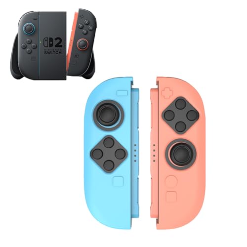 TEHAOUU �V���R�[���P�[�X Nintendo Switch 2�R���g���[���[�J�o�[ ����~�� ���h�~ ����\ �h�o �X���[�u�R���\�[���A�N�Z�T���[ (�u���[+�s���N)