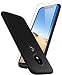 Moto G7 Play Case with [9H Tempered Glass Screen Protector], Sunnyw Flexible Soft Ultra-Thin Light TPU Rubber Shock Absorption Non-Slip Rugged Durable Armor Snugly Fit Case for Moto G7 Play (Black)