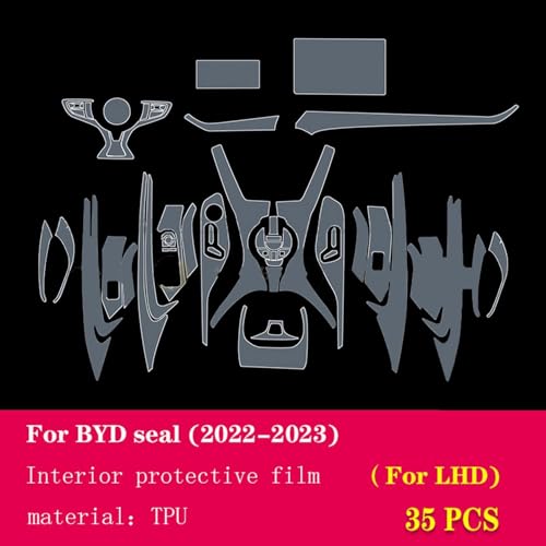 Film console BYD Seal 2022-2023 : la solution PPF anti-rayures durable - 3
