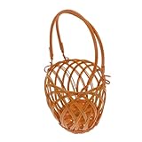 Genérico Cesta De Vino Tejida Botellero Con Asa Cesta De Vino Portátil Cesta...