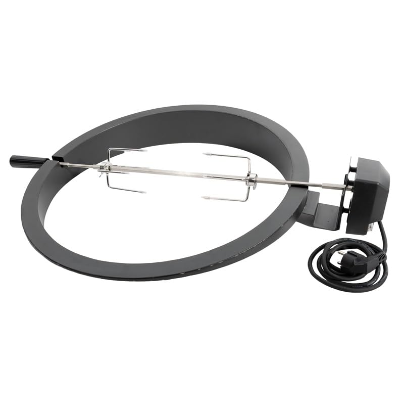 Barbecook kit de asador giratorio para kamado Kamal Large – accesorio de barbacoa rotisserie, 90cm