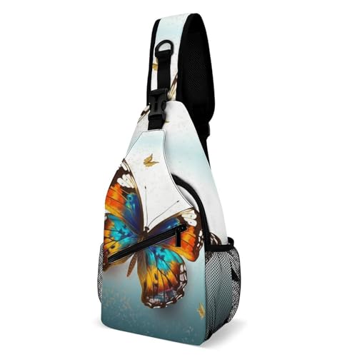 Mochila deportiva Butterfly estilo bolso bandolera