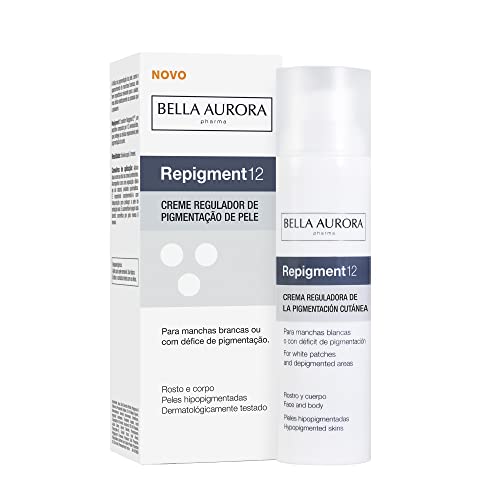 Bella Aurora Crema para Mitigar las Consecuencias Estéticas del Vitíligo | Repigmentante de la piel para Manchas Blancas o déficit de pigmentación | REPIGMENT12, 75 ml