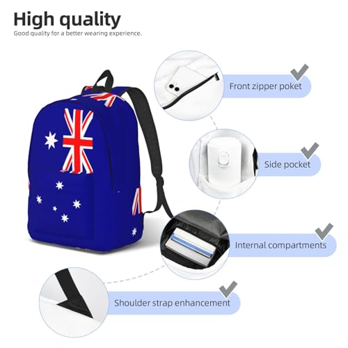 Mochila de mano para mujer con estampado de Australia de viaje y portátil 5