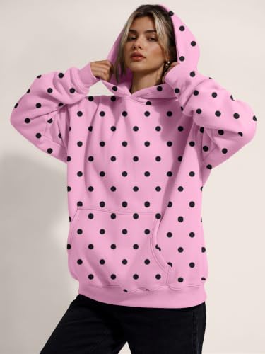 Image of Trendy Queen Women Oversized Hoodies Fall Outfits | Gentle Skin Feel, Aesthetic Drop Shoulder, Large Kangaroo Pocket, Seamless Daily Outfit Match