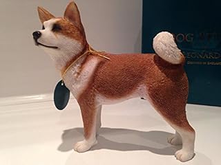 Japanese Akita Ornament Dog Figure Figurine Gift Boxed - Leonardo Collection