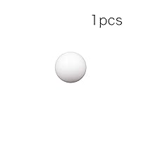 Vista 2 de 0.787 in 1pcs Delrin Polioximetileno (POM) Bolas de rodamiento de plástico sólido