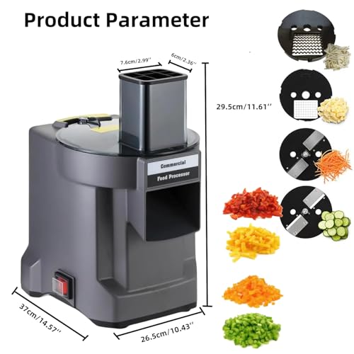 Cortadora y picadora eléctrica 4 en 1 para vegetales miniatura 4