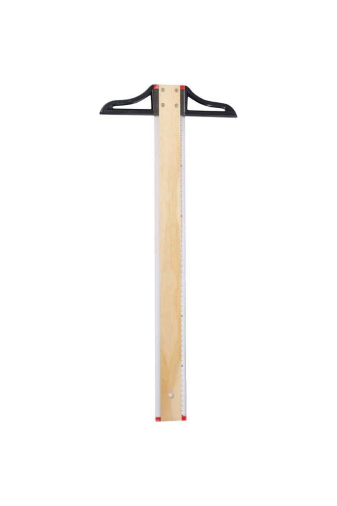Hidex Ahşap T-Cetveli 90 cm (Sökülebilir Başlık, Kumaş Kılıf)