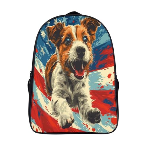 Mochila infantil 3D pequeña Westie para guardería preescolar y colegio con cierre de pecho