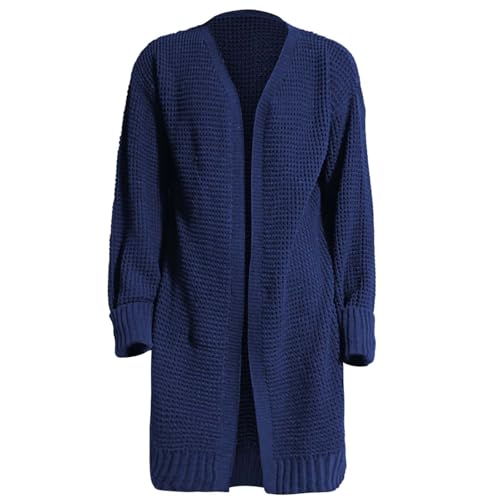 Cardigan tejido grueso abierto para hombre miniatura 3
