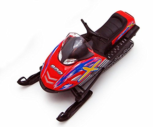 KiNSMART Snowmobile Die Cast Metal Model Toy (Red)