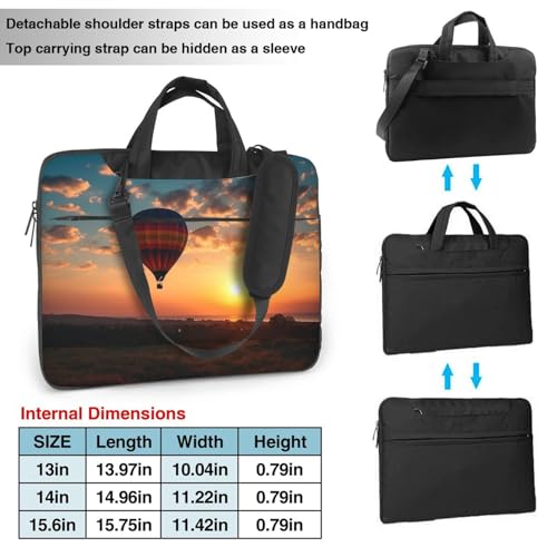 Bolso de hombro para portátil ideal para viajes de oficina y cafeterías 4