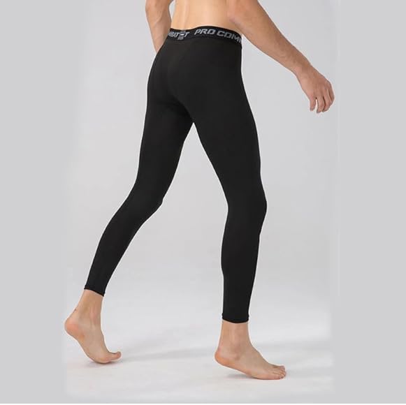 Pantaloni A Compressione 3/4 Uomo HYCOPROT - Traspiranti, Asciugatura Rapida, Per Sport - Foto 7