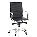 Produktbild hjh OFFICE Bürostuhl/Chefsessel CREMONA 10 Nappaleder schwarz Chrom