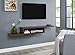 Martin Furniture Asymmetrical Floating Wall Mounted TV Console, Columbian Walnut -60inch