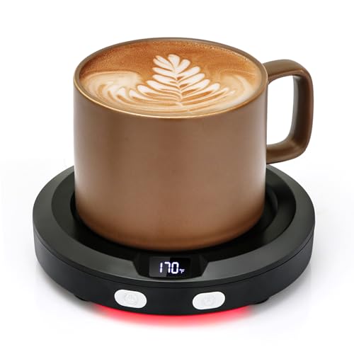 VOBAGA Coffee Mug Warmer with 2-12H Auto Shut Off & 3 Temperature Setting for Desk Candle Warmer Plate Coffee Accessories Gift(No Mug)
