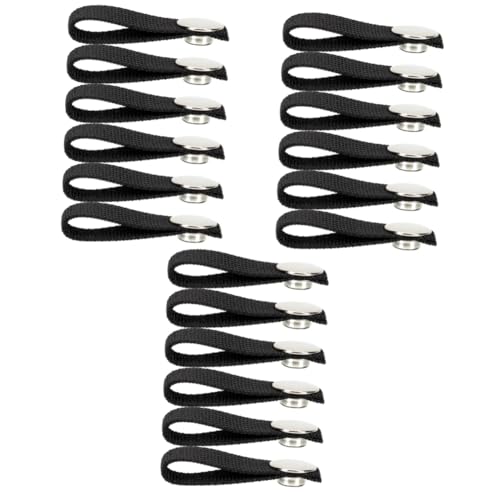 JECOMPRIS 3sets Helmet Chin Strap Hockey Chin Strap Single Snap for Sports Helmets 3pairs*3