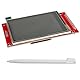 DIYmalls 2,8 Zoll SPI TFT LCD Display 9341 of ILI Resisive Touch Screen Modul 320x240 5V w/Card Slot für Arduino 2560 ESP32 Development Board