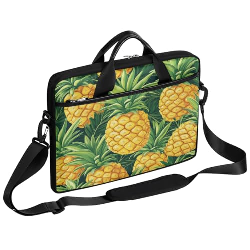 Maletín para portátil de 15 pulgadas con estampado de piñas miniatura 1
