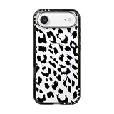 CASETiFY コンパクト iPhone Air ケース [MagSafe対応/薄型 軽量/耐衝撃] - Lacie Leopard - クリア ブラック