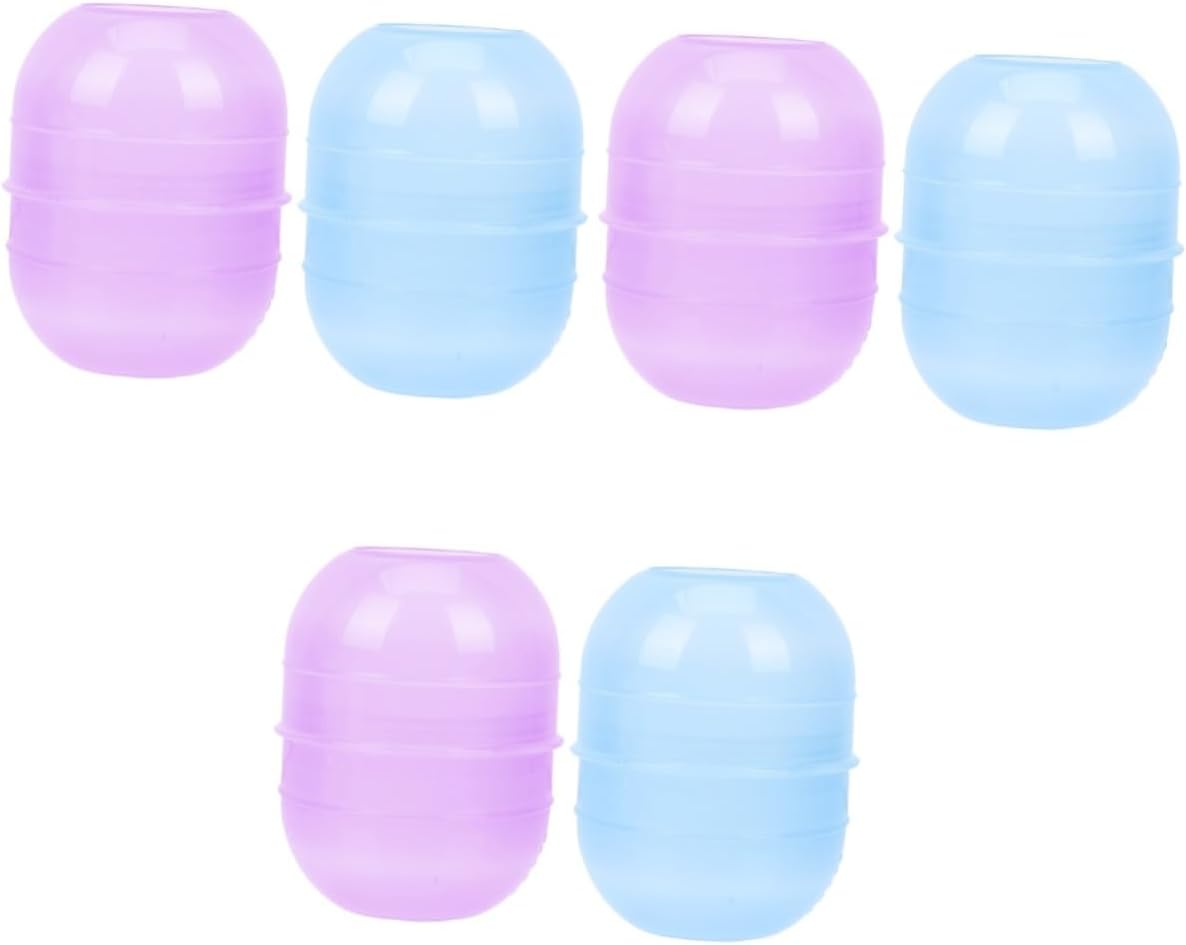Outanaya 6pcs Hair Dyeing Shaker Cup Mixing Tool for Hair Coloring Scale for Salon Home Use Easy Neat Application Random Color