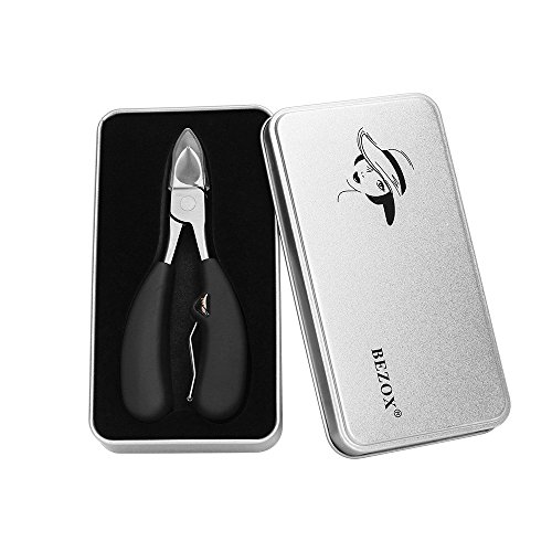Image of BEZOX Precision Toenail Clippers Trimmer for Thick or Ingrown Toenails Fingernail Clipper (Also For Dog & Cat Nail Trimmer)