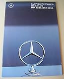  Prospekt Das Personenwagen Programm von Mercedes-Benz ( Baureihe W201 / 124 / S-Klasse 126 / Roadster 107 ) - von 1987 - auf 16 Seiten aufklappbar - deutsche Ausgabe
