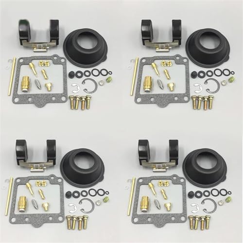 Kit réparation carburateur moto GS550E élimine fuites essence et ralenti instable 4 ensembles