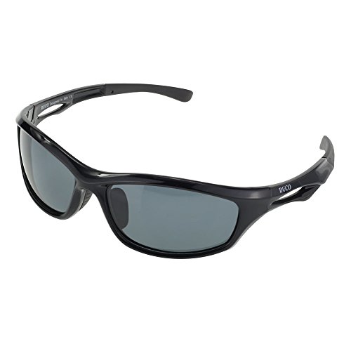 DUCO Men's Night-vision Glasses Driving Glasses Polarized Anti-glare 3025y (Black, yellow)