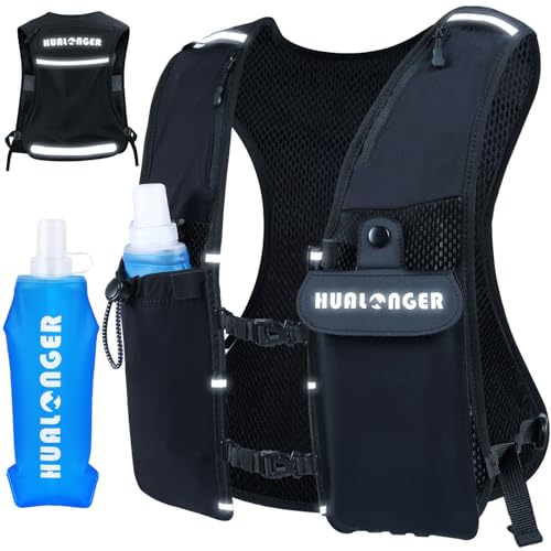 Hydration Running Vest with Soft Flask for Men Women