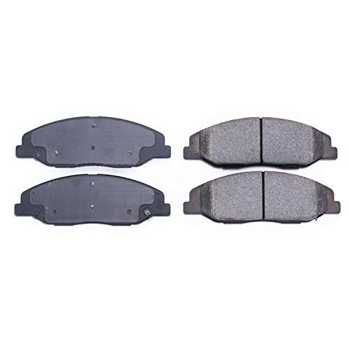 Image of PowerStop Front Brake Pads for Cadillac CTS 2008-14 | Cadillac STS 2009-11 - Z16 Ceramic Brake Pads Replacement, 16-1332