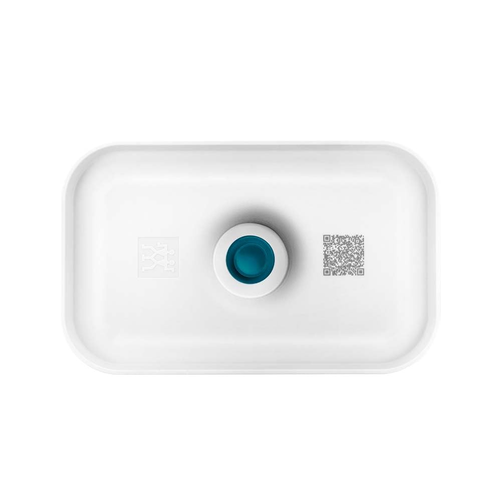 ZWILLING Fresh & Save recipiente de vacío tamaño M, vidrio, con tapa de vacío, azul
