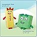hand2mind Numberblocks Three & Four Playful Pals, Plush Figure Toys, Numbers for Toddlers, Preschool Math Learning Toys, Stuffed Animal Plushies, Counting Blocks, Soft Stuffies, Kids Birthday Gifts