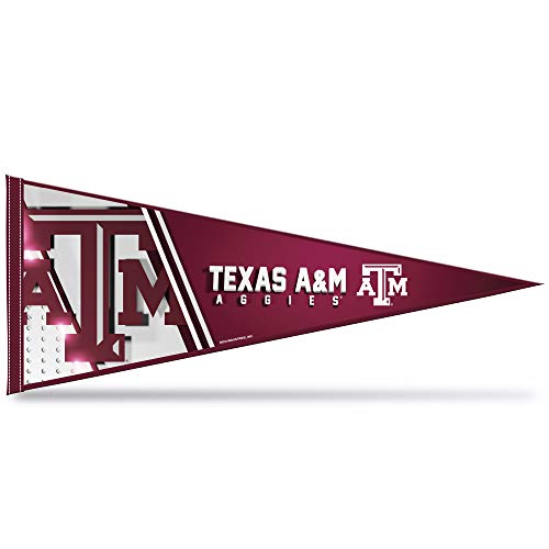 Rico Industries NCAA Texas A&M Aggies Primary 12" x 30" Felt Wall Décor Pennant - Great for Home/Bed Room/Man Cave Décor